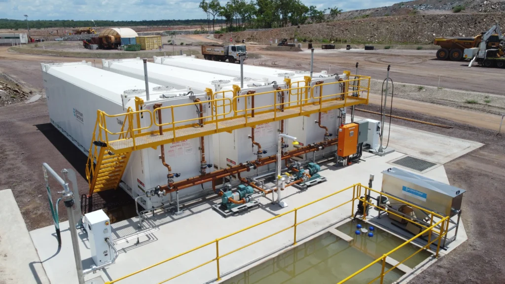 Fuel storage solution for the Core Lithium mining project in the NT - Jetstream Electrical