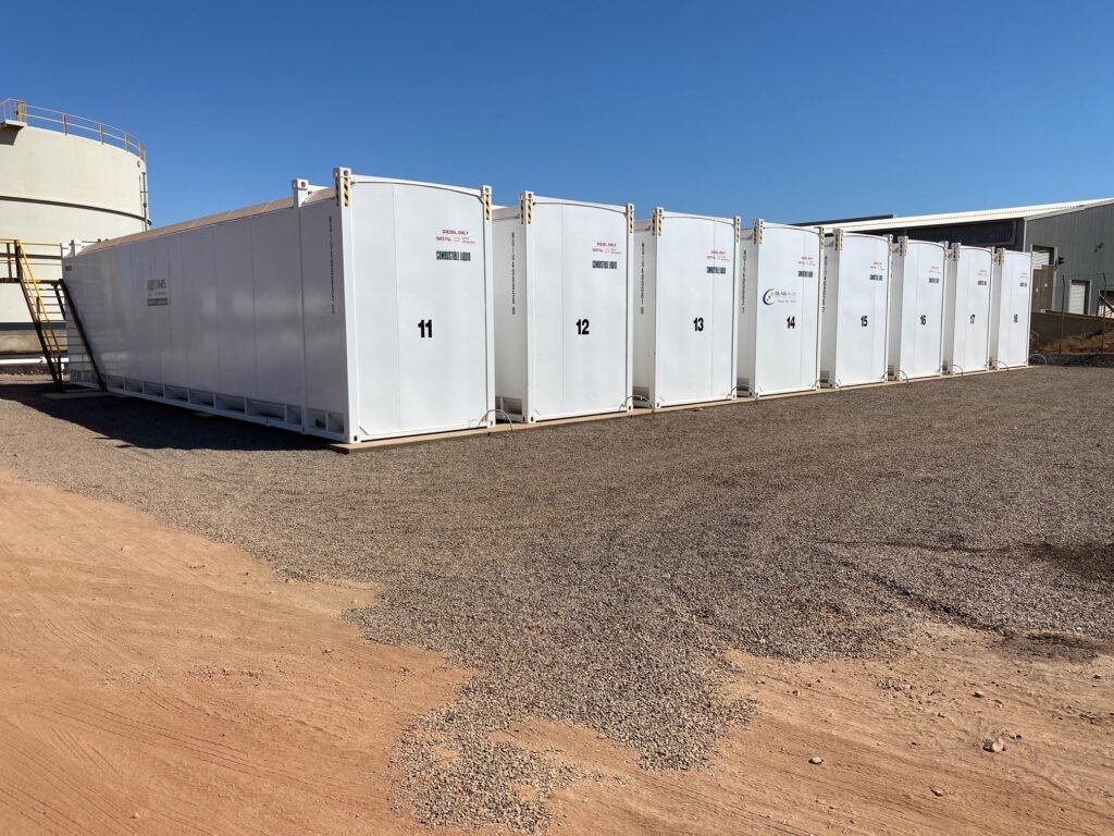 Jetstream were able to successfully supply and install 8x 110,000L Above Ground Diesel Tanks to our customer in remote Western Australia within a remarkably short timeframe.