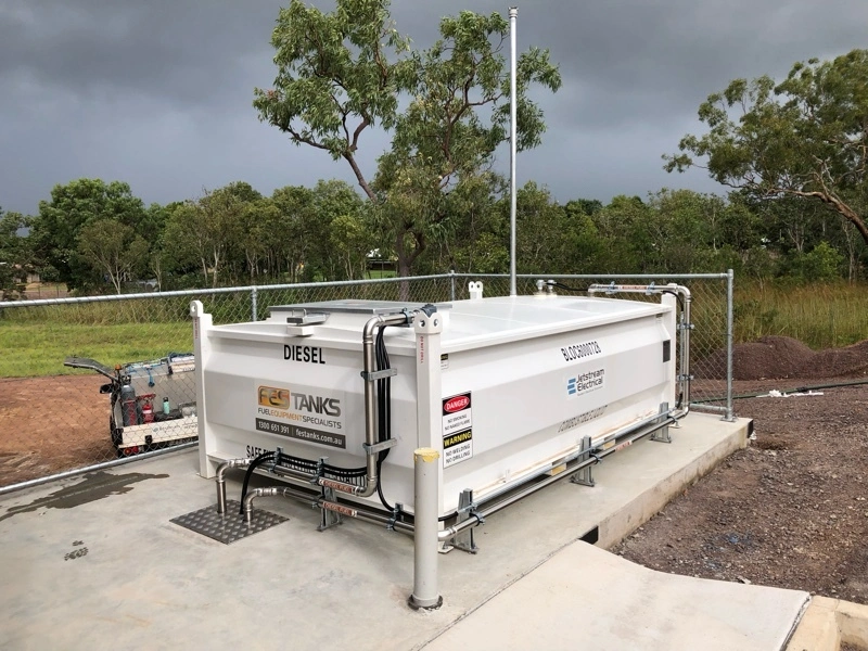 Power generator project integrated with fuel storage infrastructure by Jetstream Electrical for Jabiru Health Centre